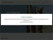 Tablet Screenshot of katzensicherheiten.de